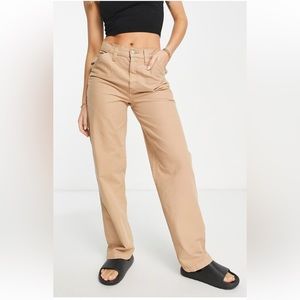 ASOS Design Minimal Utility Straight Leg Pants
